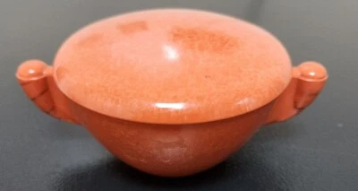 VTg MCM Color Flyte Melmac Melamine Branchell Rust Orange Sugar Bowl W/ Lid - Image 1 of 4