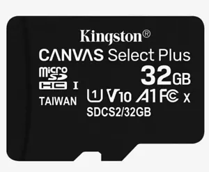 32gb KINGSTON Memory Card Mirco TF SDHC 100MB/s CLASS 10 Flash Card - Picture 1 of 4