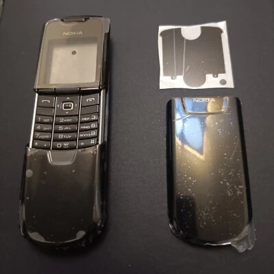 Nuevo Nokia 8800 Negro Teléfono Móvil Repuestos Cubierta Carcasa Fundas Estuches Foto 1 de 4