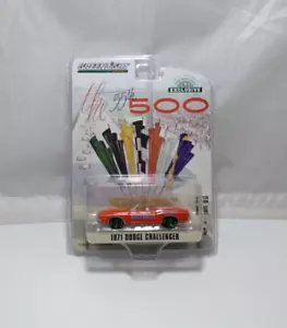 1971 Challenger Indianapolis 500 Pace Car Greenlight Exclusive Chase Car 1:64 - Picture 1 of 4