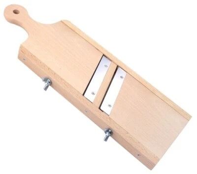 HOLZ GURKENHOBEL verstellbar HOLZHOBEL Hobel GEMÜSEHOBEL GEMÜSESCHNEIDER - Bild 1 von 2