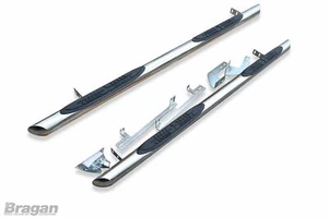 Side Bars + Step Pads For Jeep Renegade 2014+ Stainless Steel Tubes Skirts 4x4 - Picture 1 of 2