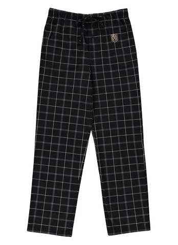 NHL Men's Vegas Golden Knights NHL Hockey Sleep Microsuede Knit Pyjama Bottoms Cover