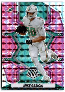 2022 Mosaic Mosaic Camo Pink #123 MIKE GESICKI  Miami Dolphins 
