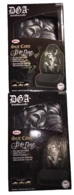 Juego 2 universales BELL David Gonzales CUBIERTAS DE ASIENTO PROFUNDAS PIEL CAMIÓN COCHE SUV NUEVO EN CAJA Foto 1 de 4