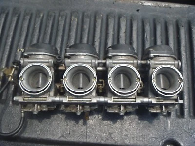 OEM Vintage 79-83 Honda CB750 Mikuni Carburetors Carbs - Image 1 of 4