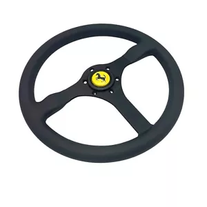 Ferrari F40 Steering Wheel 350mm Leather Made in Italy 133888/A New - Picture 1 of 8