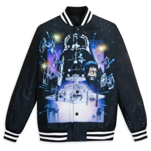Disney Star Wars The Empire Strikes Back Jacket Coat Darth  Vader New Size XL - Picture 1 of 8