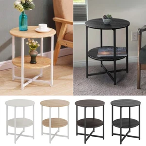 Bedside Table Cabinet Coffee Side End Table Nightstand Storage Lamp Plant Stands - Picture 1 of 29