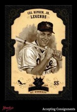 2004 Diamond Kings Framed Gold Sepia #160 Cal Ripken Jr 06/25 ORIOLES