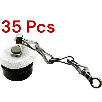 Amphenol Glenair MS3180-10C Mil Spec Dust Cap Protective Receptacle Cover 35 Pcs - Image 1 of 4