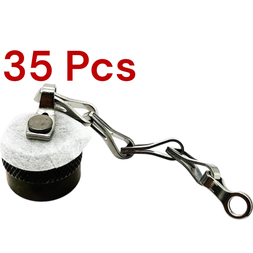 Amphenol Glenair MS3180-10C Mil Spec Dust Cap Protective Receptacle Cover 35 Pcs - Image 1 of 4