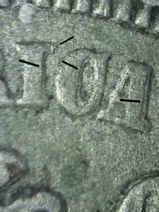 1873 III CENT NICKEL WITH DDO CVB - Picture 1 of 6