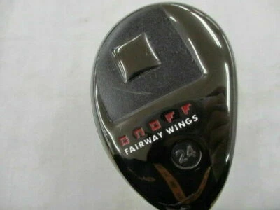 DAIWA GLOBERIDE GOLF CLUB UTILITY ONOFF WINGS KURO U LOFT-24 MP-715I S-FLEX - Image 1 of 4