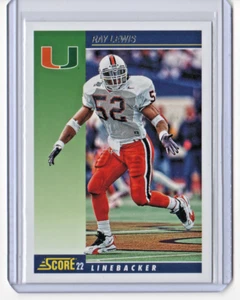 RAY LEWIS 2022 Chronicles Draft Picks SCORE RETRO #15 Miami BALTIMORE RAVENS - Picture 1 of 1