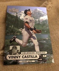 1998 Metal Universe Baseball Card #39 Vinny Castilla - Picture 1 of 2