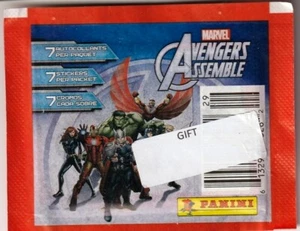 Panini Marvel Avengers Assemble Sticker SEALED Gift Pack 2013 Italy Thor Hulk - Bild 1 von 2