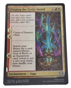 Magic The Gathering: Forging the Tyrite Sword 211/285 Enchantment - Saga 2021 - Imagen 1 de 10