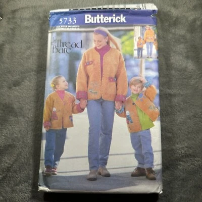 Butterick 5733 Sewing Pattern All Sizes My Family & Me Jacket Miss Children 90s - Image 1 of 4