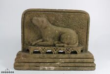 Antique Carved Stone Dog