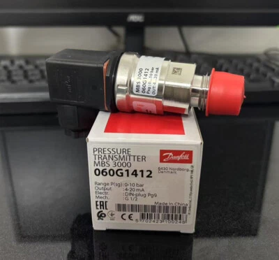 1pcs NEW Danfoss pressure sensor MBS3000 060G1412 0-10BAR - Image 1 of 4