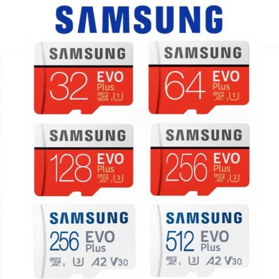 Scheda di Memoria MicroSD SDHC SDXC Class 10 Samsung 256 512 GB 130MB/S 100MB/S - Immagine 1 di 4