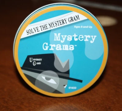 Mystery Grams - Solve the Mystery Gram Brain Teaser Series University Games 2019 - Image 1 of 4