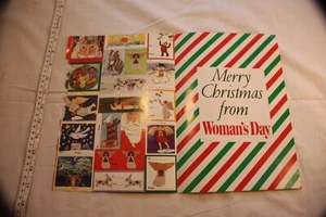 Vintage Woman's Day Magazine Holiday Gift Tags Sheet  Christmas Insert angels - Picture 1 of 8