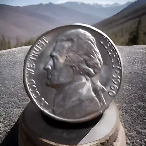 1960-D Jefferson Nickel Double Die Obverse And Reverse (Long Hair Eyebrow) - Picture 1 of 24