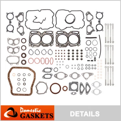 Juego de pernos de junta completa para Subaru Impreza Outback Baja 2.5 Turbo DOHC 04-06 Foto 1 de 4