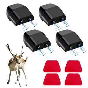 Paquete de 4 dispositivos autoadhesivos de silbato de ciervos para camiones de prevención de colisiones - Imagen 1 de 5