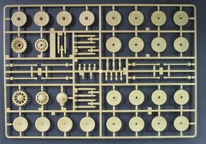 Academy 1/35th Scale Tiger I Mid-Production Parts Tree A from Kit No. 13287 - Picture 1 of 1