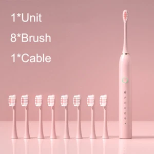 Sonic Electric Toothbrush USB Charger for Adults 6 Modes Smart Timer wwsx - Picture 1 of 18