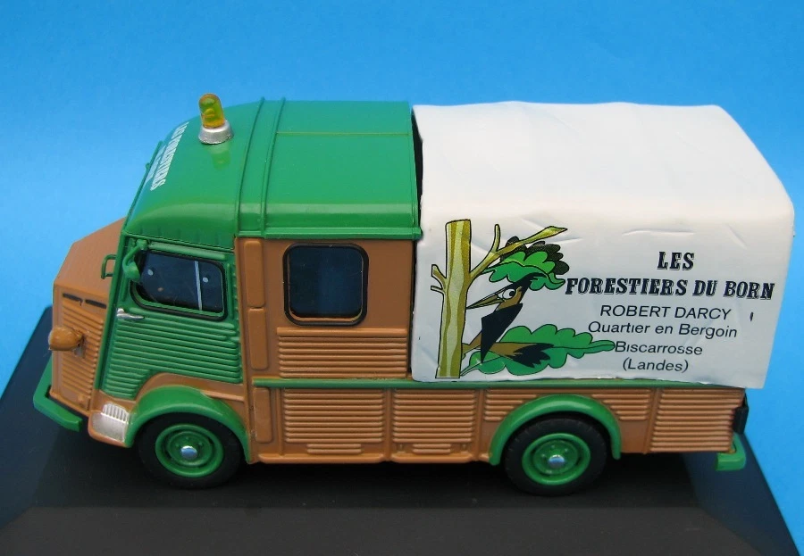 ELIGOR 1/43 CITROEN H  HY PLATEAU DOUBLE CABINE LONG 1968 "les forestiers"! - Photo 1/1