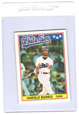 1988 Topps UK Minis Harold Baines #1 - Image 1 of 2