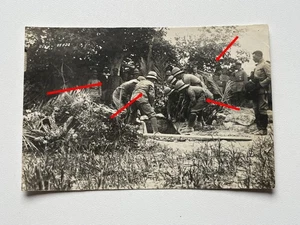 Foto DSWA, Kolonien, Soldaten, Südwester, Beisetzung in Deutsch-Südwestafrika - Bild 1 von 3