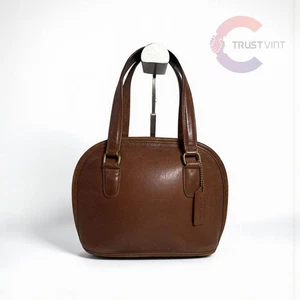 Coach 9959 Old Coach Handtasche - Braun Leder Vintage Schultertasche Selten Japan - Bild 1 von 12