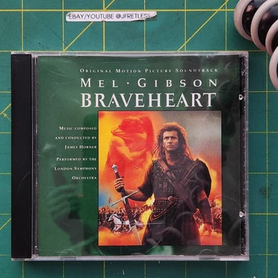 Used Audio Music CD Braveheart Movie Soundtrack Album London Mel Gibson 1995 Foto 1 de 4