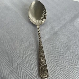 Assyrian Head massive Schale Beere/Kasserolle Servierlöffel 1847 Rogers Bros 8 1/2" - Bild 1 von 5