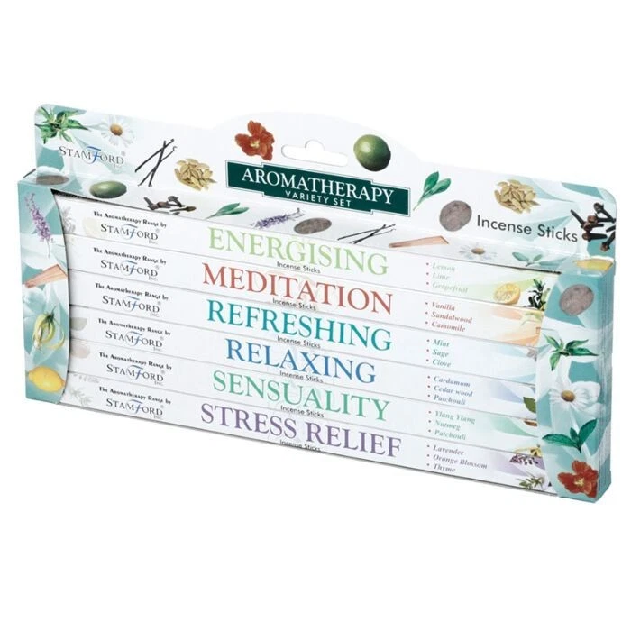 Stamford Incense Sticks 6 Pack Gift Set Aromatherapy Collection