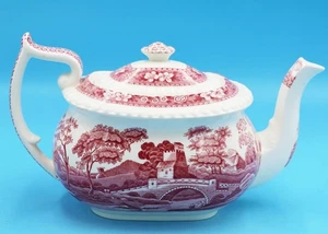 COPELAND SPODE - PINK TOWER - ELEGANTE ENGLISCHE TEEKANNE - Bild 1 von 1