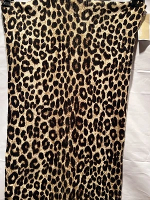 Bufanda infinita reversible Michael Kors estampado animal/logotipo de firma negra tostada OS Foto 1 de 4