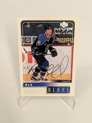 1999-00 Upper Deck MVP Stanley Cup Edition - Rob Blake #87 Silver Script - Image 1 of 2