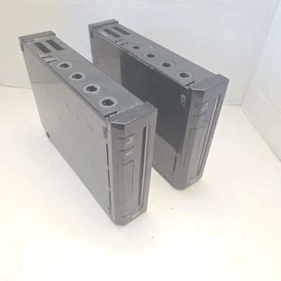 Nintendo Wii Lot Of 2 - RVL-001 Gamecube Comp -black-doesnt Read Discs, Parts - Image 1 of 4