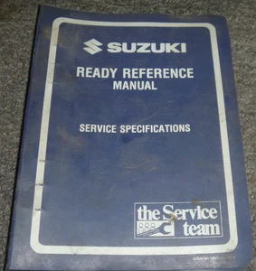 1991 Suzuki LT80M QuadSport ATV Specifications Ready Reference Manual xz - Picture 1 of 11