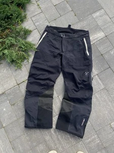 Haglofs Gore Tex Pro Recco Outdoor Black Ski Pants Mens Size XL snowboard tnf - Picture 1 of 16