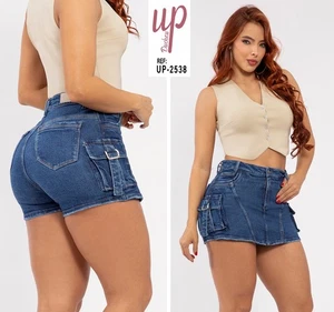 UP BLAUER ROCK/KURZER COLOMBIANOS KOLUMBIANISCHER PUSH-UP LEVANTA COLA GRÖSSE 3,5, 7 - Bild 1 von 3