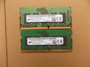 Micron DDR4 16GB ( 2x 8GB) 1Rx8 - MTA8ATF1G64HZ-2G6D1 2666MHz Laptop Memory - Picture 1 of 1