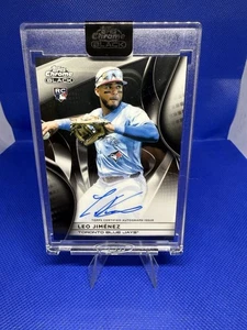 Leo Jimenez 2025 Topps chrome noir recrue auto Toronto Blue Jays RC - Photo 1/2