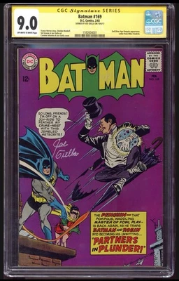 Batman #169 CGC Signature Series 9.0 Ow/W Pages Penguin 2nd Silver Age - Image 1 of 3